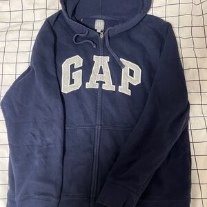 GAP Men’s Navy Zip Up XL